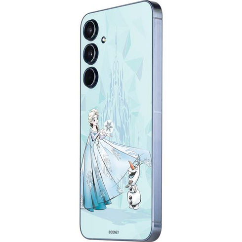 Disney Frozen Elsa and Olaf Art Galaxy A55 5G Skin
